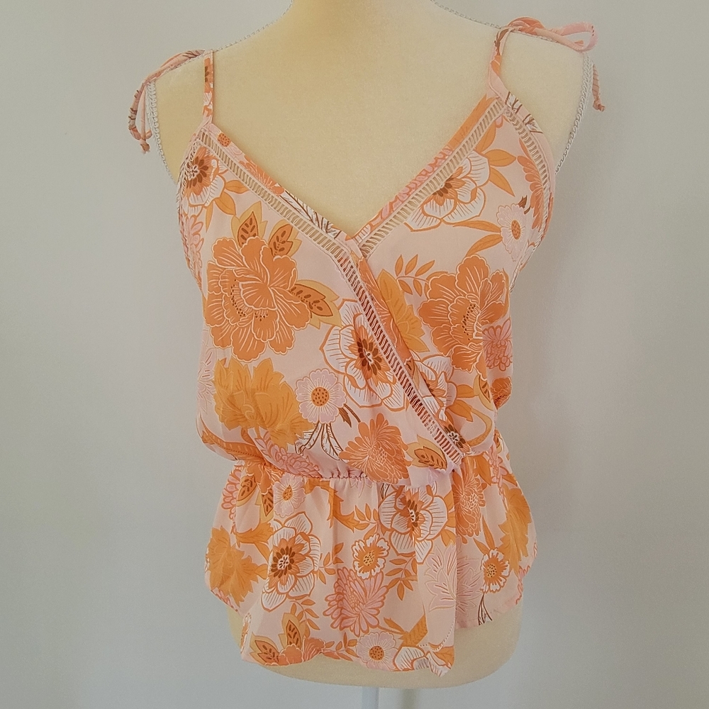 Sienna Sky Floral Tank Size S NWT
